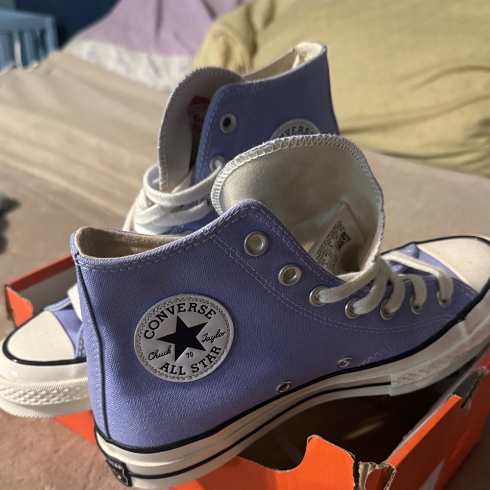 Converse High-Top Sneakers in Lavender